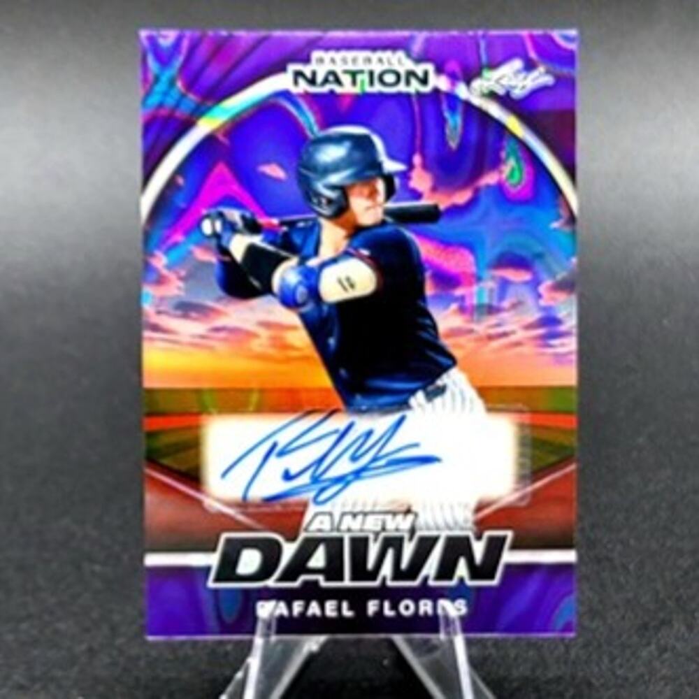 2025 Rafael Flores 1/8 A New Dawn Auto Pittsburgh Pirates Top Prospect